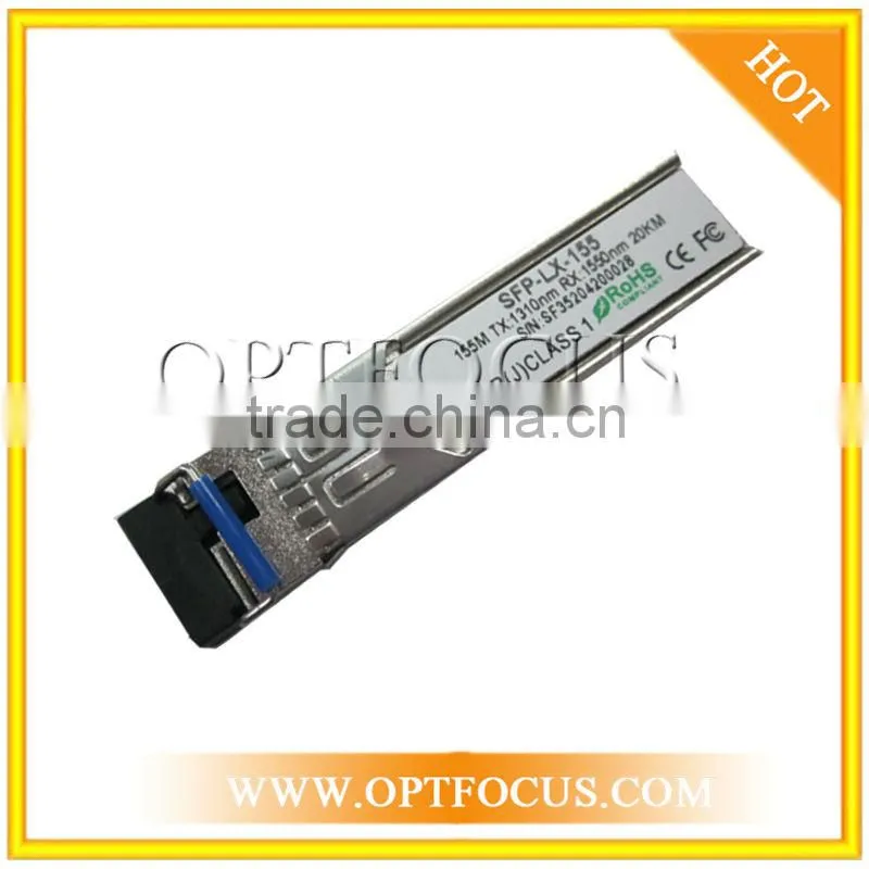 155Mbps 40KM MM SFP Optical Transceiver With Digital Diagnostic Monitoring