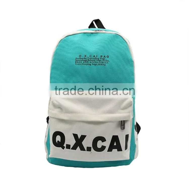 Customized materia fashion backpack bags, school bags for teenagers