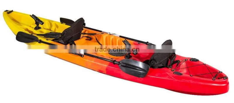 3.7M LLDPE 3 person sit on top China kayak