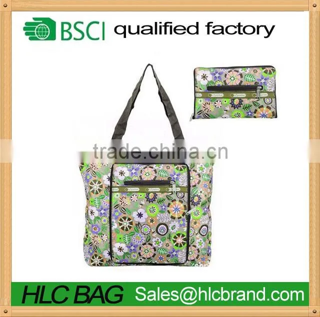 2016 New fashion design big-capacity foldable shoulder bag HL-PB101