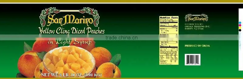 canned yellow peach
