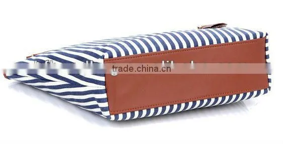 2013 New tassel style cotton canvas tote bag, simple cotton canvas tote bag