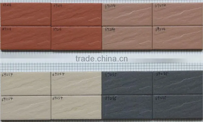 45x95mm glazed ceramic mosaic exterior wall tiles