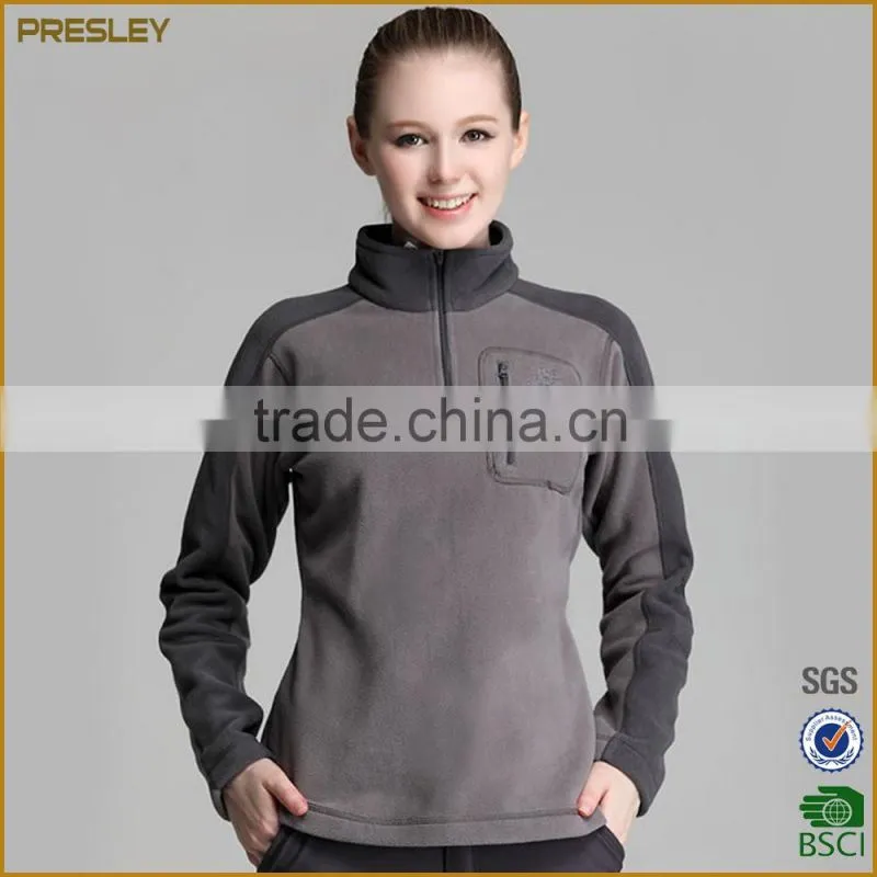 Custom outdoor softshell woman jacket polar fleece jacket with cheap price