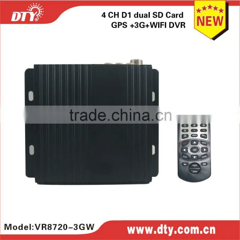 DTY VR8720 h.264 dual sd card 128GB mini mobile dvr Turkish language