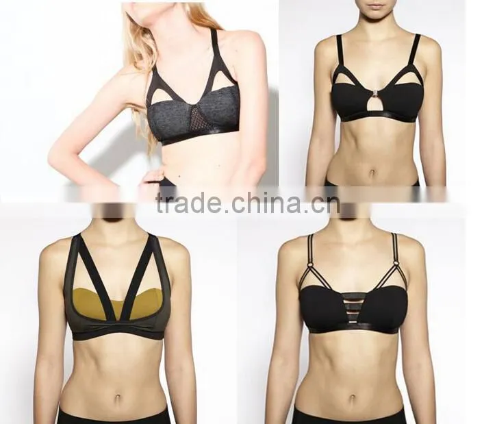 yoga sports girl tube sexy bra dri fit sports bra