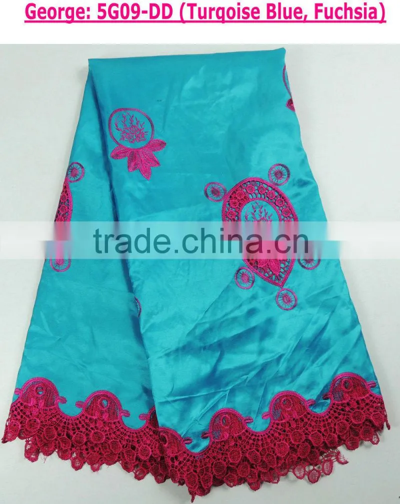 hot sale new fashion raw silk george for garment new design