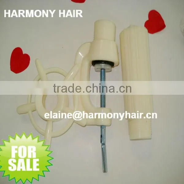 GREAT white plastic wig stand