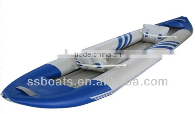 2014 outdoor sport cheap inflatable Fishing kayak