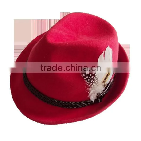 Wool felt trilby hat Children Hats