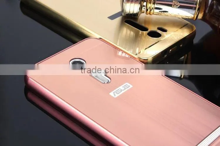 Wholesale Metal Bumper Mirror Cover Phone Case For Asus Zenfone Go