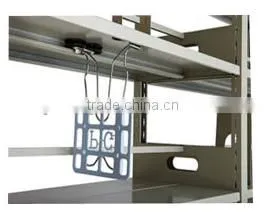 Practical steel book racks for library to disply books