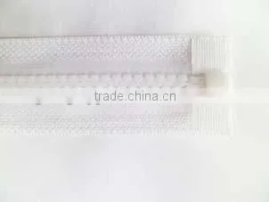 3# silicone pvc zipper close end zipper with painted auto-lock thumb zipper slider coate zipper