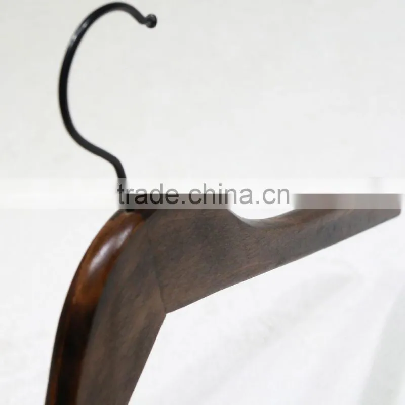 Cheap factory price coat hanger for clothes, antique wooden hangers wholesale