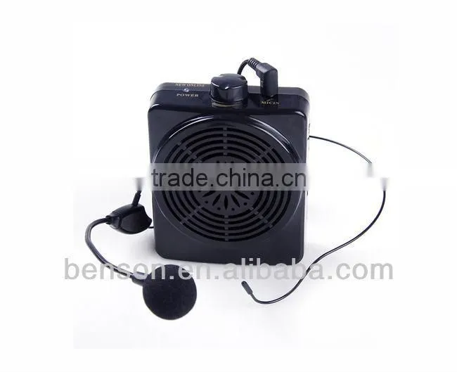digital audio mini speaker amplifier, microphone,audio amplifier, megaphone N72 Black