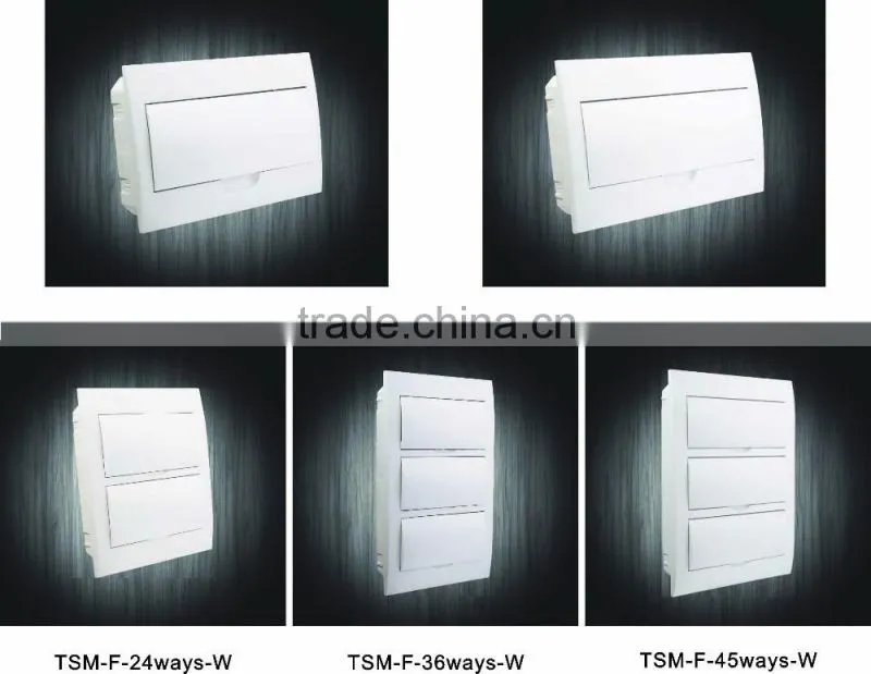 TSM series of Plastic Distribution Box White Electrical distribution board