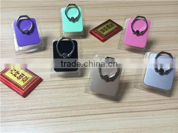 adhesive gel pads ring holder stand for smartphone/table PC