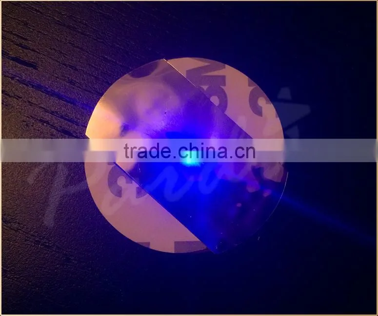 Promotional flashing led bottle sticker coaster, glow bottle sticker