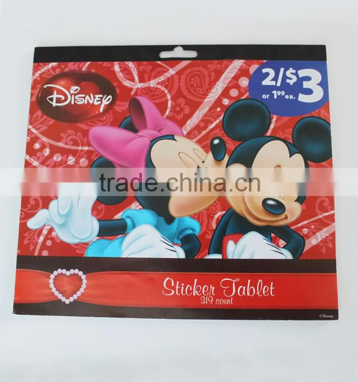 ECO-friendly non-toxic self-adhesive alphabet letter paper label sticker
