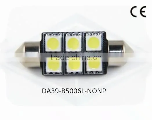 led car light 9pcs 5050smd non polarity led c5w high lumens 12v festoon led light bulbs