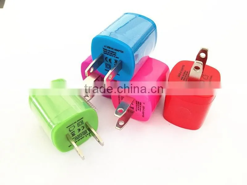 Hot selling 5V 1A/1.5A US plug micro USB mobile wall charger with USB 2.0 for Samsung smartphone