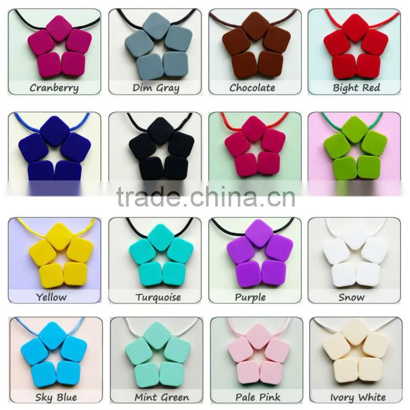 Teething Necklace Chic BPA Free necklaces jewelry,fashion necklaces jewelry 2015,silicone fashionable jewelry