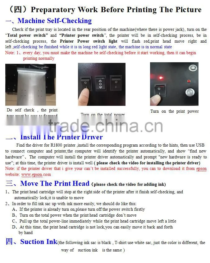 MDK A2 black t-shirt printer,can print any material