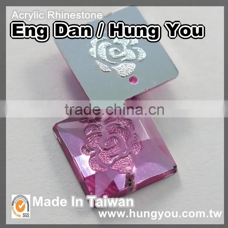 Best Popular Non Hot-Fix Taiwan Round Shape Synthetic Gemstones For Garment Accessories