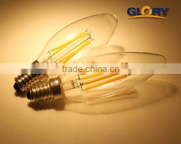 glory free samples importer C35 2W waterproof flickering led candle