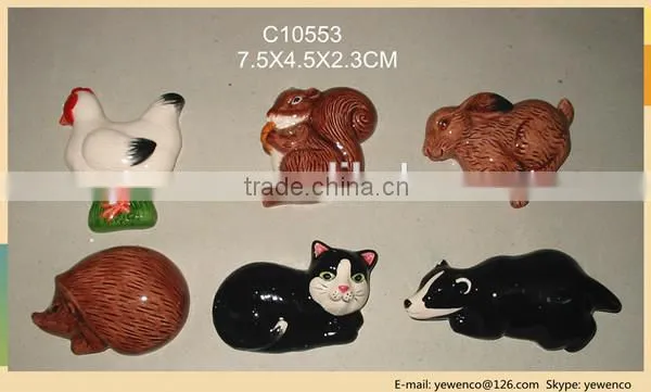 flower magnet, 2D ceramic magnet