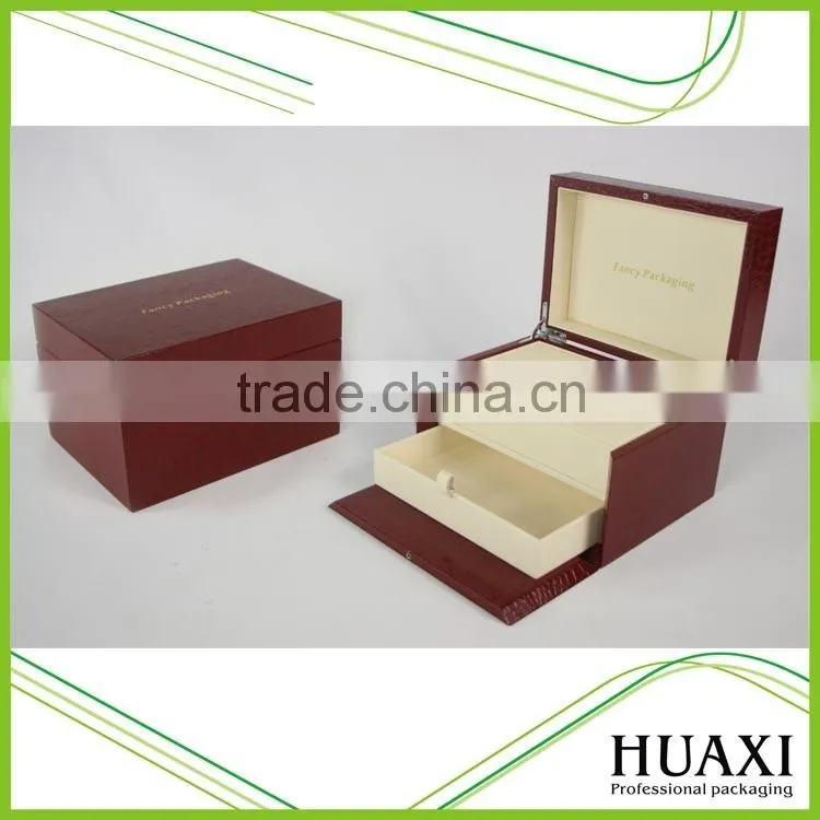 2016 Handmade Luxury Custom Fashion Watch Packaging Wooden Box