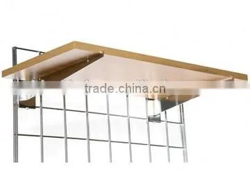 Supermarket/store display melamine MDF wall shelf