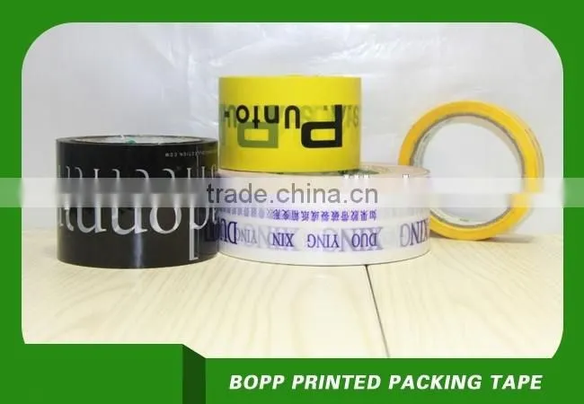 custom bopp logo printed packing carton sealing tape colored