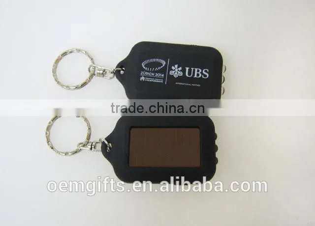 Hot 3 LED solar Keychain,Solar LED flashlight,LED key lamp