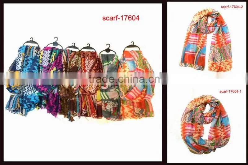 2014 hot sale triangular neck red grid scarf