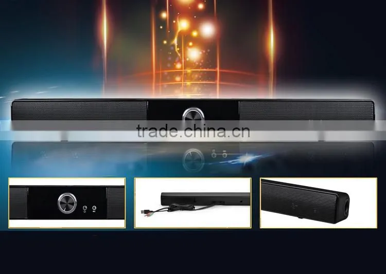 Mini system, wireless system,Popular and Cheap 2.0 pc soundbar , used for home theater