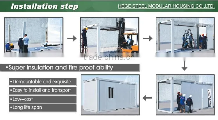 Good design temporary modular container houses
