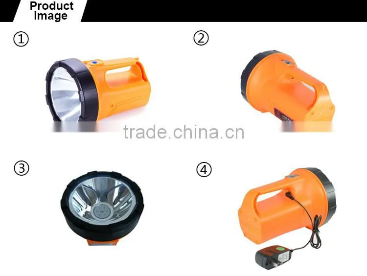 Foshan factory wholesale li-ion battery T6 high power led searchlight for outdoor use