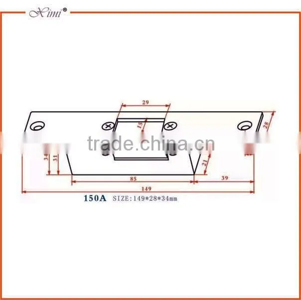 XM-300B NC lock access control door lock 12V electronic strike lock electric lock