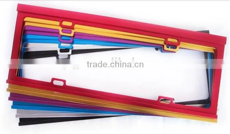 high quality License plate frame Stainless steel plate with package