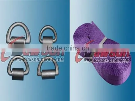 Webbing sling with protective polyester webbing sling