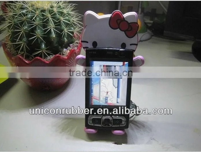 good suction desk phone accessory silicone phone stand