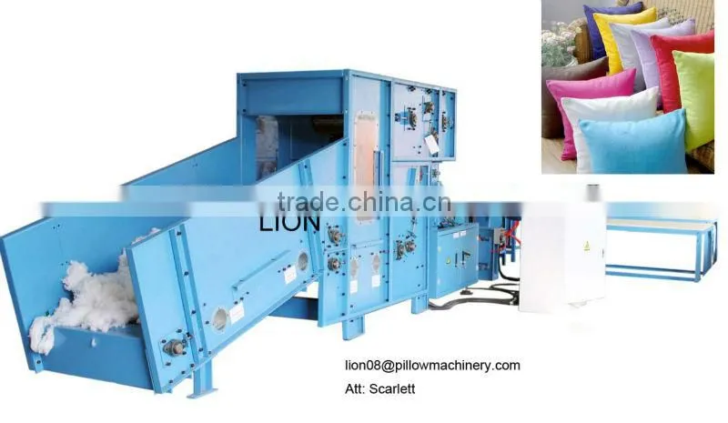 Polyester fiber carding and blowing machine