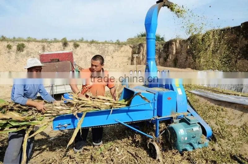 big farm use corn straw feed cutting machine