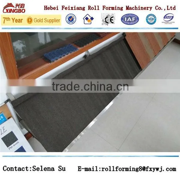 colorful stone coated roofing making production line