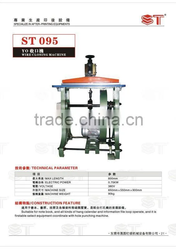 ST095 Wire Closing Machine