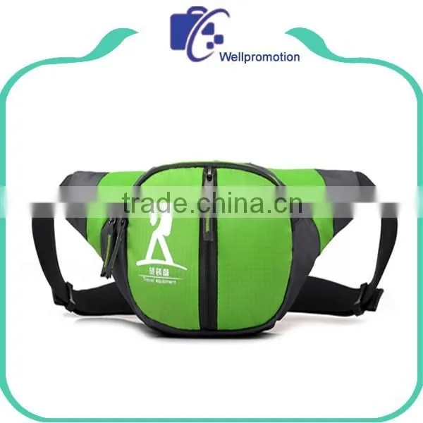 Water resistant men running sport waist bag