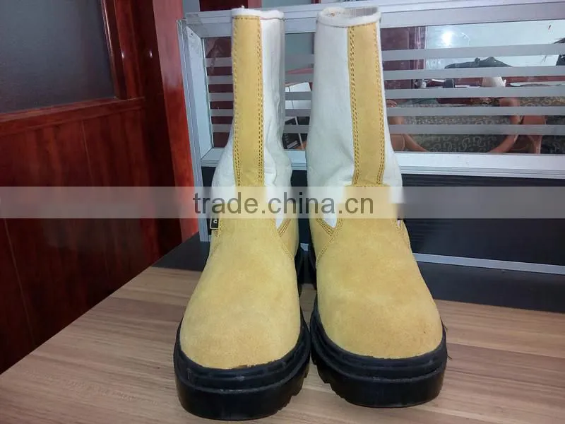 industrial cheap workman's steel toe brand safety shoes/boots