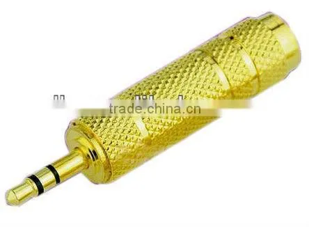 Gold Plated Audio Connector High Quality Copper Metal Banana Plug