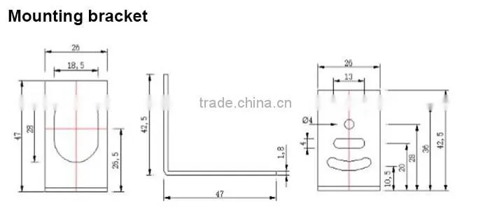 QR series Diffuse photo sensor,Photoelectric switch,easy installation,Detect shiny object